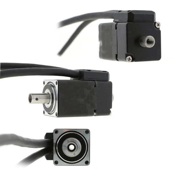 2835 closed-loop hollow shaft stepper motor Dimensional Drawing and Mounting Template Dimensional drawing and mounting hole pattern for NEMA 14 motor.