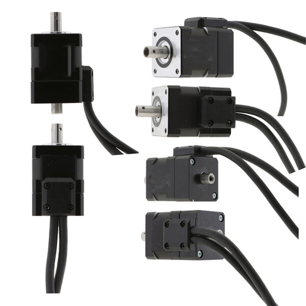 Closed-Loop Hollow Shaft Stepper Motor Encoder Close-Up 2500-line photoelectric encoder for closed-loop stepper motor