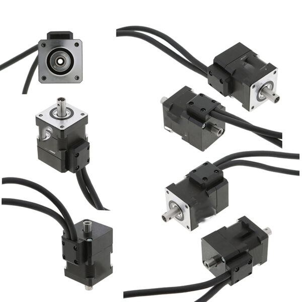 Hollow Shaft with Cable Routing Hollow shaft cable routing in NEMA 14 stepper motor