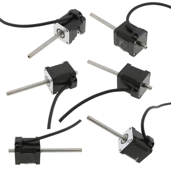 Extended 83mm Shaft with M5 Internal Thread Hollow shaft stepper motor extended M5 thread shaft