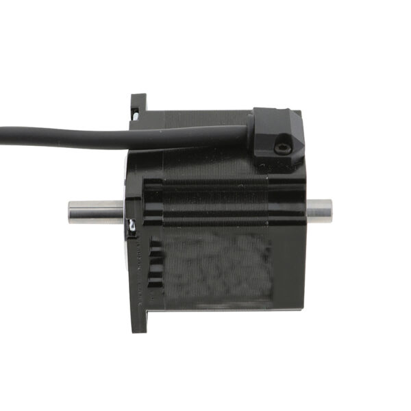 Hollow Shaft Stepper Motor in Robotic Application hollow shaft stepper motor installed in robotic automation system with cable routing