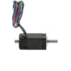 Side View of 14x14x30mm Motor Bod Side view of NEMA6 hollow shaft stepper motor
