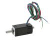 Close-up of 4mm Shaft Diameter NEMA6 stepper motor 4mm shaft close-up