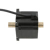 86-80 hollow stepper motor (2) Hollow shaft stepper motor NEMA34 front face with 16mm bore
