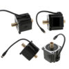 Side View of 86mm Hollow Shaft Stepper 86mm hollow shaft stepper motor NEMA34 side view