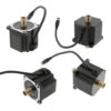 Dual Shaft Hollow Stepper Motor with Cable Output Hollow shaft stepper motor with dual shaft and wiring