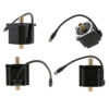 Dual Shaft NEMA34 Stepper Motor 4.5Nm with Hollow Shaft • Caption: High torque 86mm stepper motor with dual shaft and 16mm hollow bore. Dual Shaft NEMA34 stepper motor 4.5Nm hollow shaft 86mm