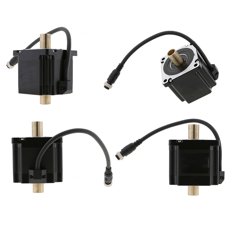 Dual Shaft NEMA34 Stepper Motor – 4.5Nm High Torque 86mm Hollow Shaft ...