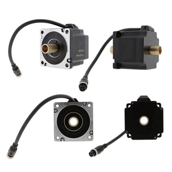 NEMA34 Stepper Motor Front View – Hollow Shaft NEMA34 hollow shaft stepper motor front view