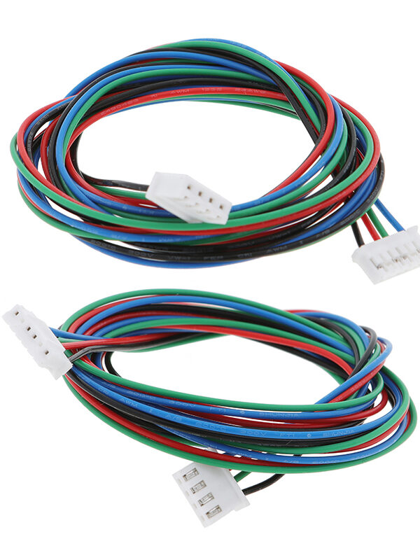 Custom Stepper Motor Wires Extension Cable with XH2.54 and PH-6Y Connectors – Stepper Motor Wiring Diagram stepper motor wires XH2.54 PH-6Y connectors for NEMA 17 motor cable