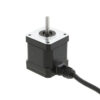 IP65 Waterproof Nema 17 Stepper Motor – Front and Side View IP65 Waterproof Nema 17 Stepper Motor 2.0A 0.45Nm waterproof stepper motor