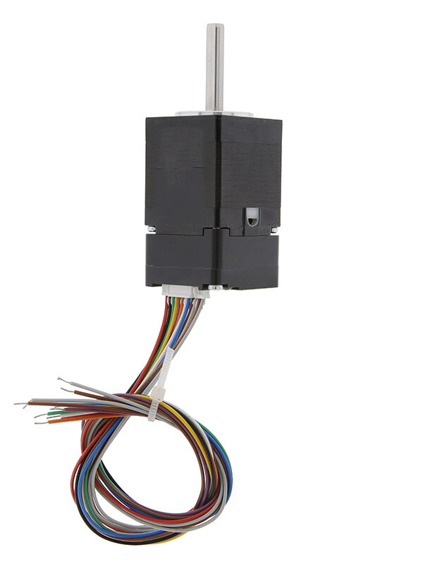 NEMA 11 Integrated Closed Loop Stepper Servo Motor – Compact 0.08N·m Model NEMA 11 integrated closed loop stepper servo motor with built-in driver and encoder