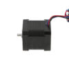 Rear View with Connector nema 17 stepper motor back view connector
