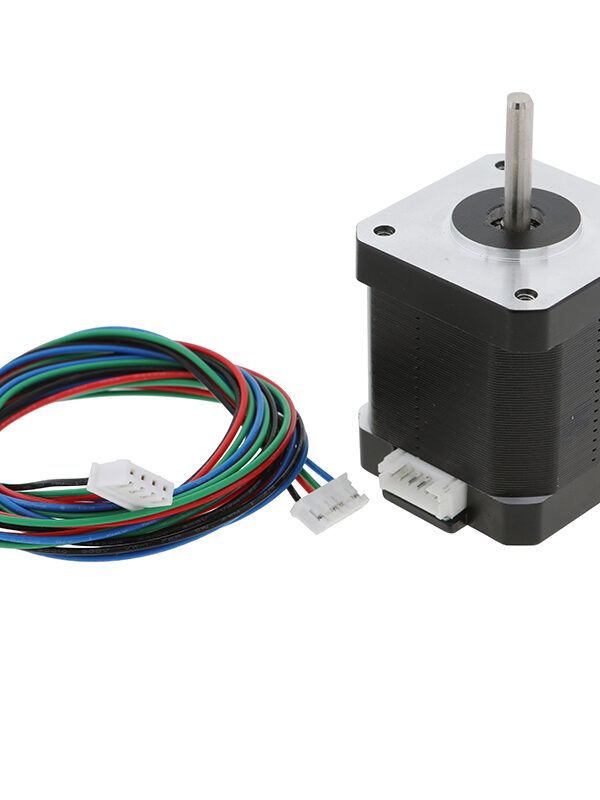 NEMA 17 Stepper Motor with Connector – Stepper Motor Wiring Diagram and Dimensions nema 17 stepper motor with connector wiring diagram 2 phase 1.8 degree