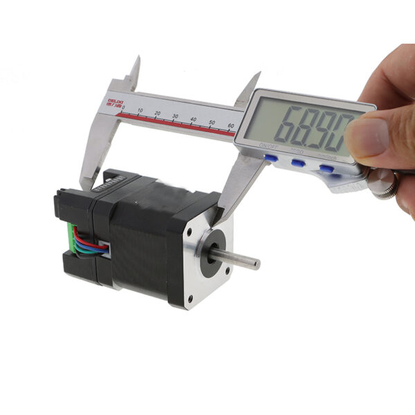 Nema 17 Integrated Stepper Motor – Detailed Dimensions Dimensional drawing of Nema 17 integrated stepper motor