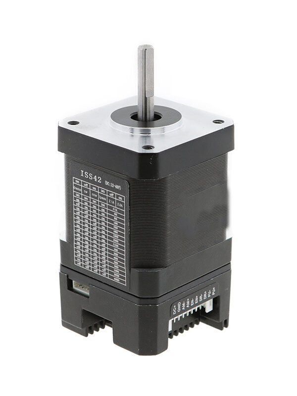Nema 17 Integrated Closed Loop Stepper Motor 0.52Nm (73.64oz.in) with Integrated Driver 12-24V 1000CPR (5) Nema 17 Integrated Closed Loop Stepper Motor with 0.52Nm (73.64oz.in) torque output.