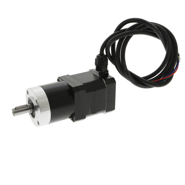 Side View with Planetary Gearbox Housing Nema 17 47mm planetary geared stepper motor side view