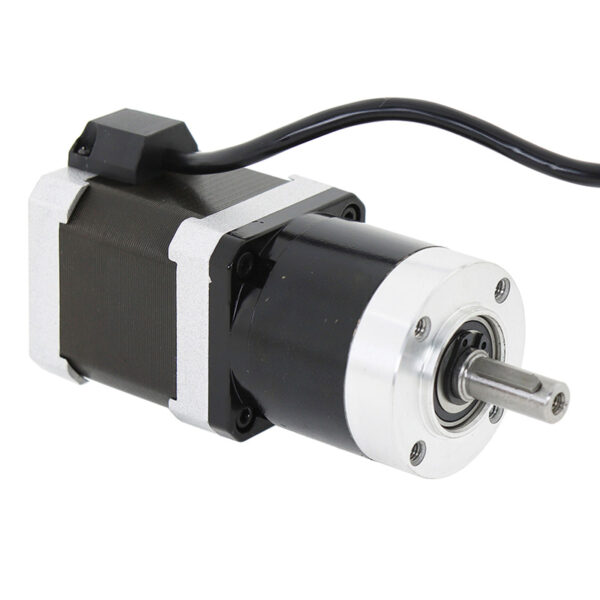 Nema 17 Stepper Gearbox Internal Structure IP65 Nema 17 Geared Stepper Motor 10:1 Ratio – Integrated Precision Planetary Gearbox L=47mm