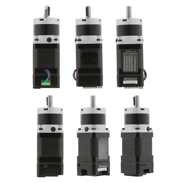 NEMA 17 Stepper Motor with 20:1 Planetary Gearbox – Integrated Hybrid Stepper NEMA 17 stepper motor with 20:1 planetary gearbox high precision geared motor
