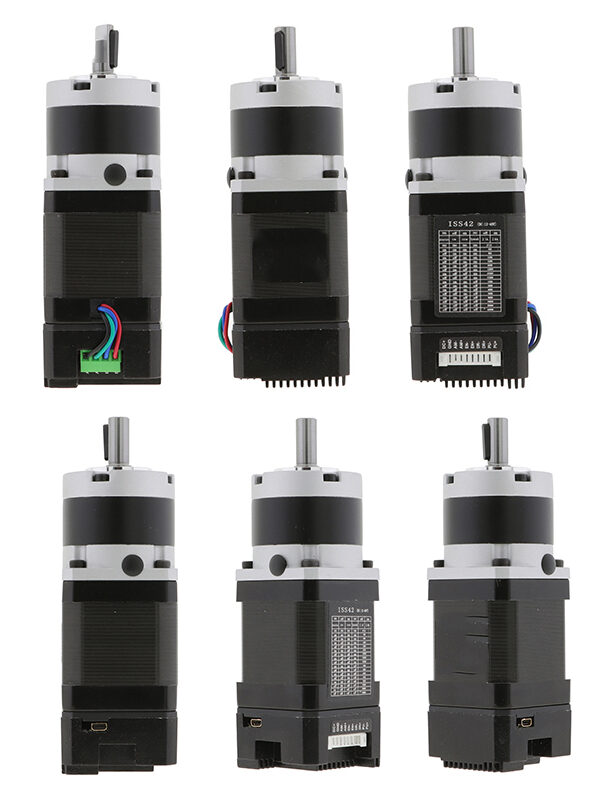 NEMA 17 Stepper Motor with 20:1 Planetary Gearbox – Integrated Hybrid Stepper NEMA 17 stepper motor with 20:1 planetary gearbox high precision geared motor