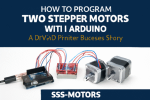 Arduino Uno connected to two NEMA 17 stepper motors via A4988 driver modules for precise motion control.