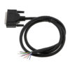 Motor Encoder Cable Installed on Stepper Motor Encoder cable connected to NEMA 17 stepper motor