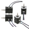Customizable NEMA 17 Dual Shaft Stepper Motor Shaft Options High-Torque NEMA 17 Dual Shaft Stepper Motor Assembly 0.25Nm + 0.17Nm | Parallel Dual-Stator Stepper Motor for Precision Automation