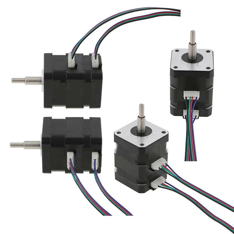 High Torque NEMA 17 Dual Shaft Stepper Motors Assembly | Parallel Dual ...