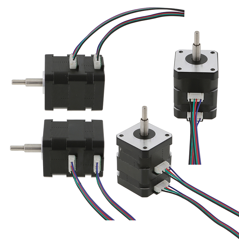 High Torque NEMA 17 Dual Shaft Stepper Motors Assembly | Parallel Dual ...