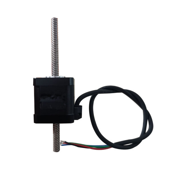 NEMA 17 High Precision Through Linear Screw Stepper Motor 42mm DC12-36V 1.8DEG 0.45Nm 8mm Lead Screw,Linear Screw Length Customized (3) NEMA 17 linear stepper motor with ACME lead screw for linear motion