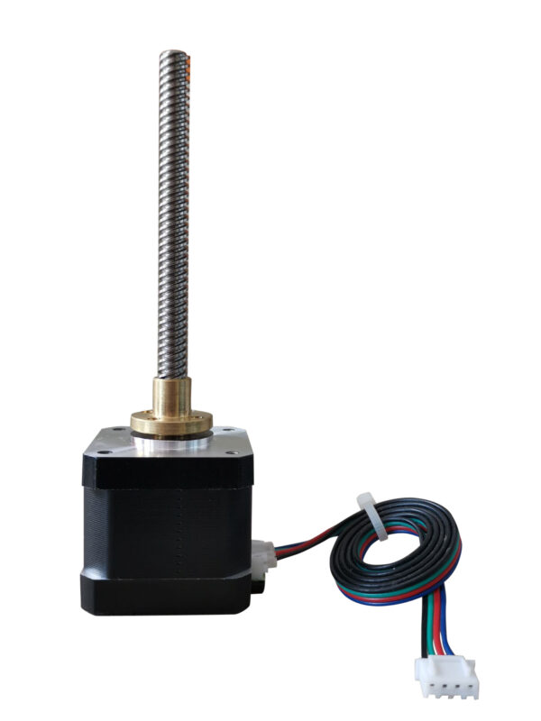 NEMA 17 Linear Motor with Integrated Lead Screw – High Precision Linear Stepper Motor nema 17 linear motor with tr8x8 lead screw for precision linear motion
