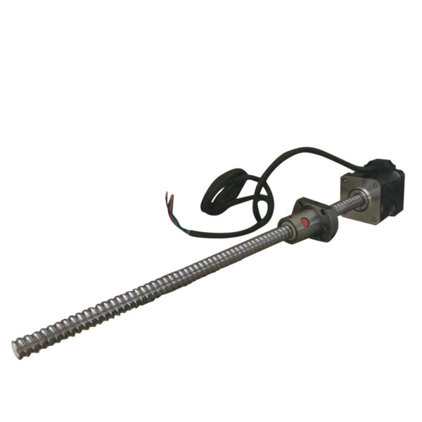 Stepper Motor Linear Shaft Dimensions Nema 17 Linear Shaft Stepper Motor with Acme Lead Screw – 300mm Linear Screw Length
