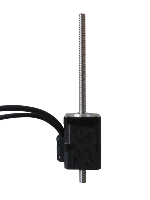 Through-Shaft Linear Stepper Motor with Acme Lead Screw – 200mm Travel through-shaft linear stepper motor with acme lead screw for precision motion control