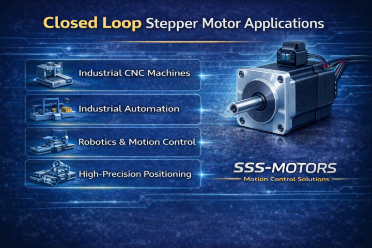 Closed Loop Stepper Motor Applications in CNC and Industrial Automation