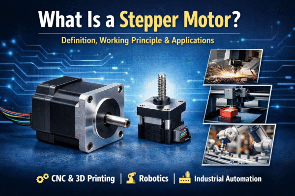 How Does a Stepper Motor Work? Step Angle, Pulses & Control Explained