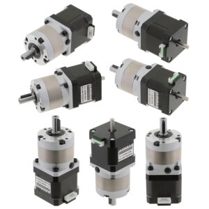 0.9 degree NEMA 17 planetary gears stepper motor with precision planetary gearbox