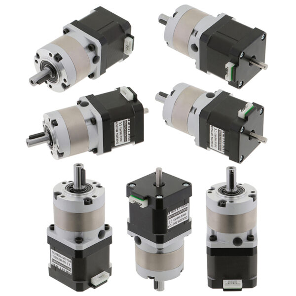 0.9° NEMA 17 Planetary Gears Stepper Motor with Precision Planetary Gearbox 0.9 degree NEMA 17 planetary gears stepper motor with precision planetary gearbox