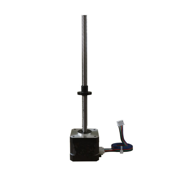 NEMA 17 External Lead Screw Stepper Motor – 34mm Stack Linear Actuator NEMA 17 external lead screw stepper motor with 34mm stack and 200mm lead screw