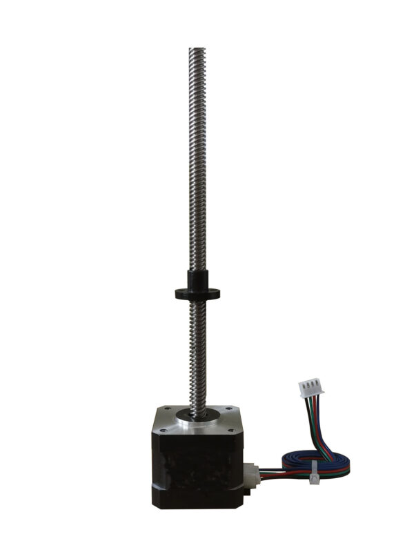 NEMA 17 External Lead Screw Stepper Motor – 34mm Stack Linear Actuator NEMA 17 external lead screw stepper motor with 34mm stack and 200mm lead screw