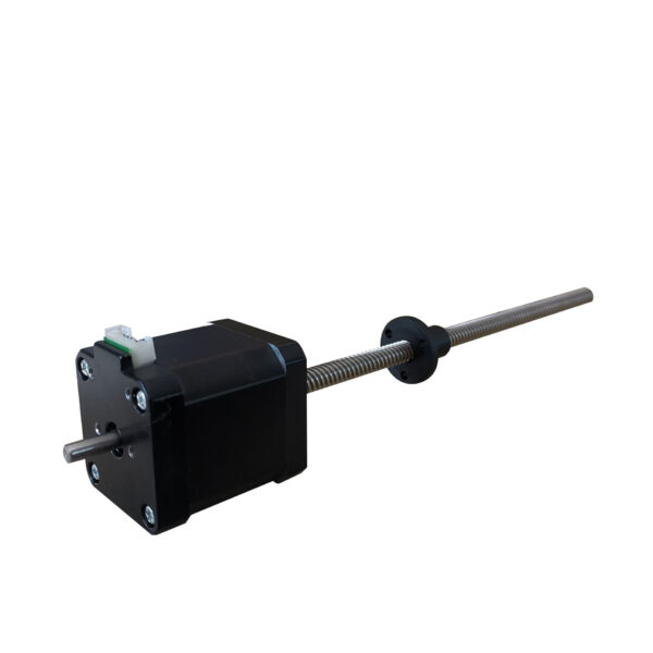 NEMA 17 Linear Stepper Motor Working Principle NEMA 17 linear stepper motor converting rotary motion to linear motion using T8x8 lead screw
