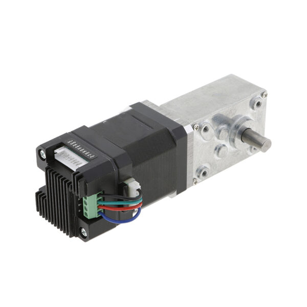 Worm Gear Motor Wiring Diagram and Control Interface NEMA 17 Worm Gear Motor 42mm – Low Speed High Torque Self-Locking Stepper Motor (24V)