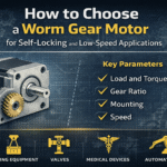 nema 17 worm gear motor for self locking applications