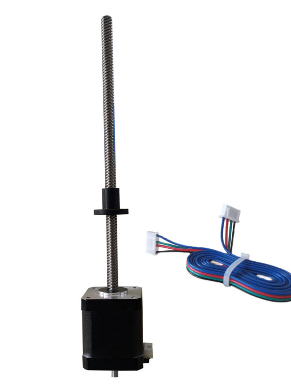 NEMA 17 Lead Screw Stepper Motor T8×8 Linear Actuator 200mm NEMA 17 lead screw stepper motor 1.8 degree with T8x8 linear screw, 200mm shaft length linear actuator for CNC and automation