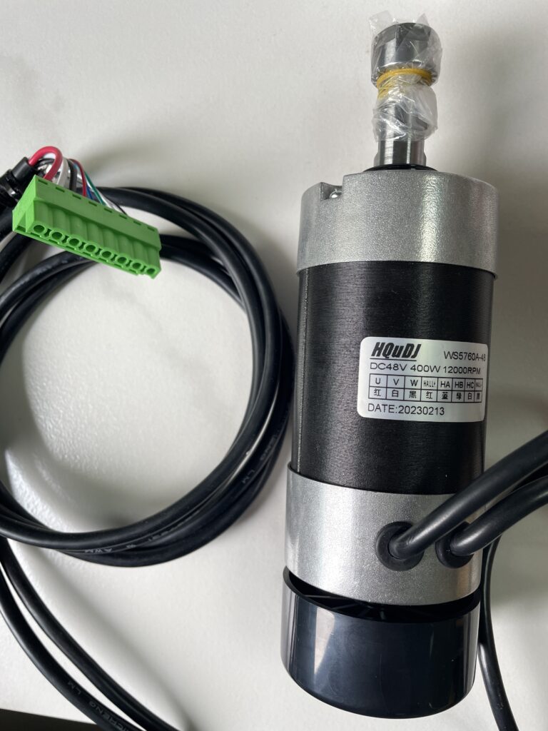 400W Brushless Spindle Motor Kit ER11 ER16 48V CNC Router Spindle with ...