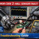 Hall sensor error troubleshooting on 400W brushless spindle motor ER11 CNC spindle wiring and Hall PCB diagnostics