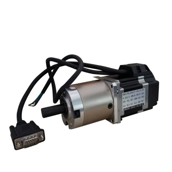 57MM Planetary Gear Motor Side View with Precision Planetary Gearbox 57mm planetary gear motor side structure and planetary gearbox assembly